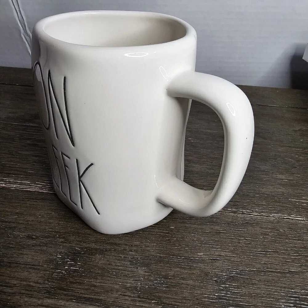 NWT Rae Dunn Artisan On Fleek Mug 2021 Magenta Farmhouse Basics